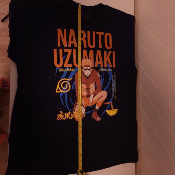 Naruto Uzumaki Black T-Shirt Village Shippuden Collection XXL - Picture 14 of 16
